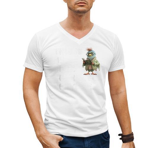 This Is My Book Character Costume Reading For Him & Her Cool Men's V-Neck T-Shirt - Bookorys