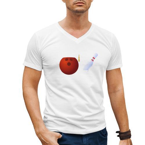 Class Of 2022 Graduation For Him Her Bowling Sports Men's V-Neck T-Shirt - Best Gift Smart