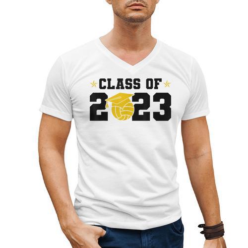Class Of 2023 Graduation Waterpolo Senior 2023 Men's V-Neck T-Shirt - Best Gift Smart