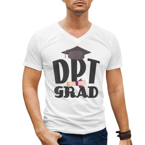 Doctor Of Physical Therapy DPT Graduation Therapist Men's V-Neck T-Shirt - Best Gift Smart