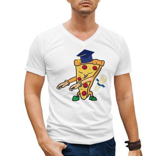 Flossing Pizza Dairy OIT For Dairy OIT Graduation Men's V-Neck T-Shirt - Best Gift Smart