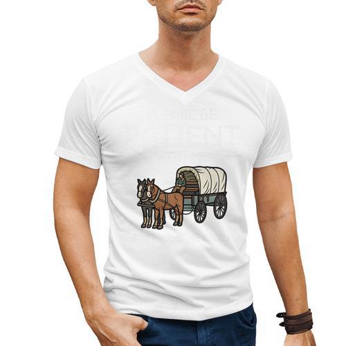 Funny Please Be Patient With Me I'm From The 1900s Premium Men's V-Neck T-Shirt - Figerry