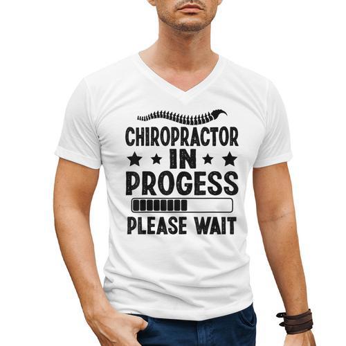 Future Chiropractor Graduation Chiropractic Student Graduate Men's V-Neck T-Shirt - Best Gift Smart