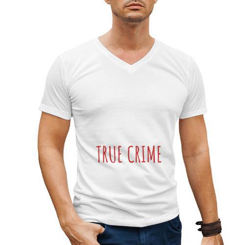 I'm A Millennial Introvert True Crime Podcast Fan Men Women Men's V-Neck T-Shirt - Raresse
