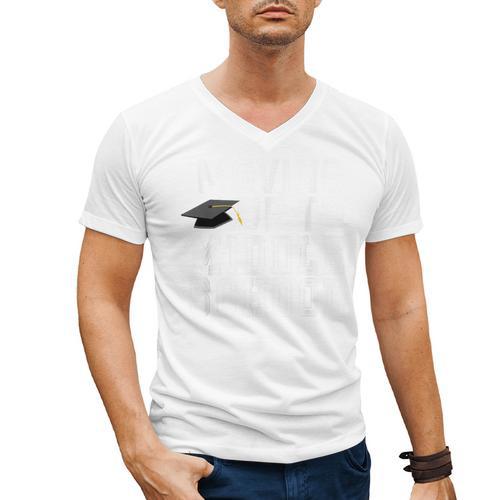 Moving Up To Middle School Elementary School Graduation Men's V-Neck T-Shirt - Best Gift Smart