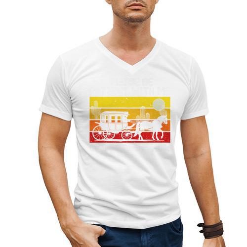 Please Be Patient With Me I'm From The 1900s Vintage Sun Set Premium Men's V-Neck T-Shirt - Figerry