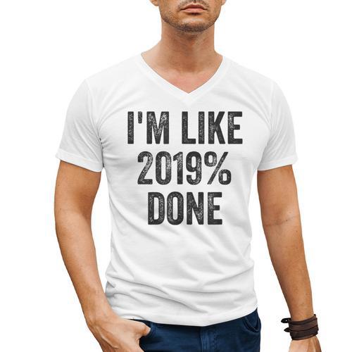 Senior Class 2019 Shirt High School College Graduation Men's V-Neck T-Shirt - Best Gift Smart