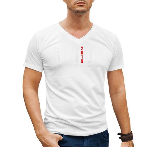 Senior Class 2019 T Shirt Graduation Graduate Tshirt Men's V-Neck T-Shirt - Best Gift Smart
