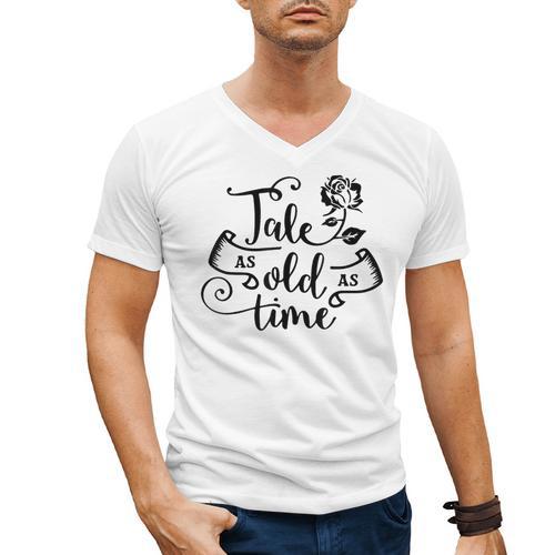 Tale As Old As Time Book Club Books Lover Men's V-Neck T-Shirt - Bookorys