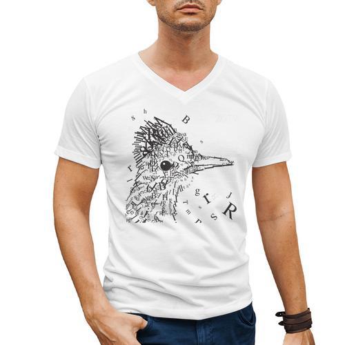 Tucson Festival Of Books TFOB 2017 Roadrunner Mascot Men's V-Neck T-Shirt - Bookorys DE