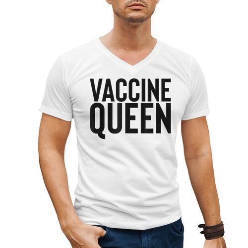Vaccine Queen Nursing Graduation Shirt Men's V-Neck T-Shirt - Best Gift Smart