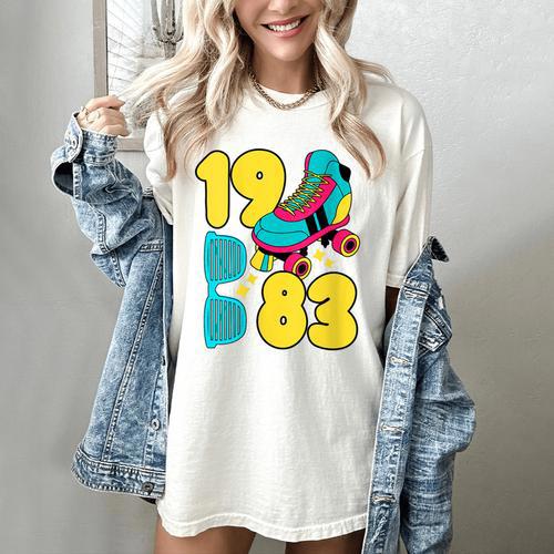 1983 Retro Raised In The 80s Old School Nostalgia Vibes Women's Comfort Colors T-Shirt - Figerry