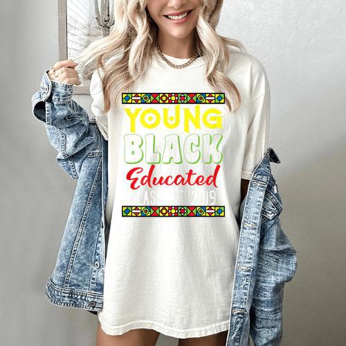 2019 African American High School Graduation Senior T Shirt Women's Comfort Colors T-Shirt - Best Gift Smart