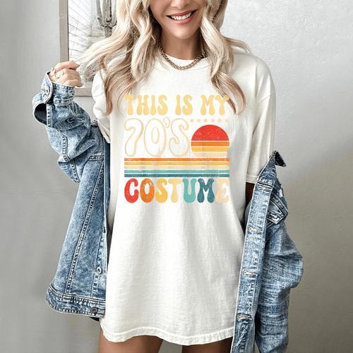 This Is My 70s Costume Vintage Nostalgia Mixtape 1970s Party Women's Comfort Colors T-Shirt - Figerry