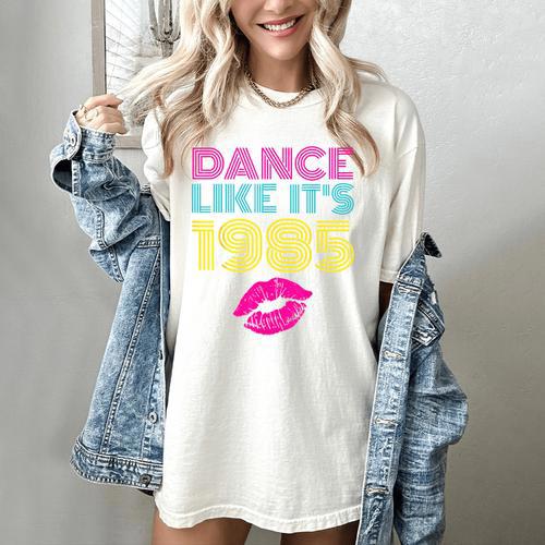 80s Outfit Women Nostalgia Eighties Party Women's Comfort Colors T-Shirt - Figerry