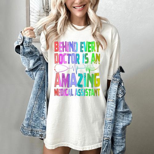 Certified Medical Assistant CMA Graduation Women's Comfort Colors T-Shirt - Best Gift Smart
