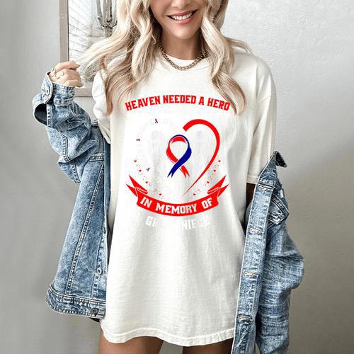 CHD Heart Disease Awareness Shirts In Memory Of Great Niece Women's Comfort Colors T-Shirt - Easessy