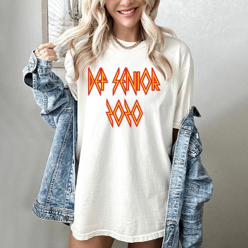 Class Of 2020 Senior 80s And 90s Rock Style Graduation Women's Comfort Colors T-Shirt - Best Gift Smart