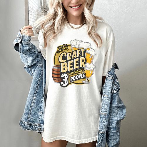 Craft Beer Lover Introverted & Hoppy Women's Comfort Colors T-Shirt - Raresse