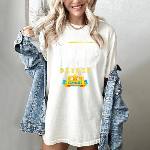 Criminal Justice Degree Graduation Senior Celebration Grad Women's Comfort Colors T-Shirt - Best Gift Smart