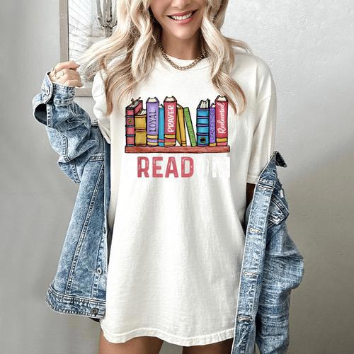 Freadom Anti Ban Books Freedom To Read Book Lover Reading Women's Comfort Colors T-Shirt - Bookorys