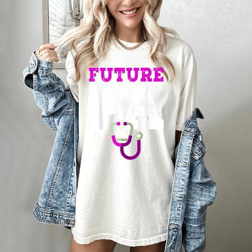 Future PA Physician Assistant Graduation Women's Comfort Colors T-Shirt - Best Gift Smart
