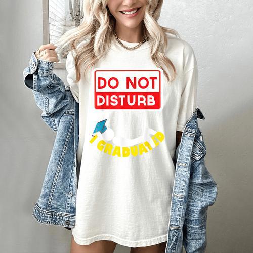 Graduation Shirt High School And College Sleepy Graduates Women's Comfort Colors T-Shirt - Best Gift Smart
