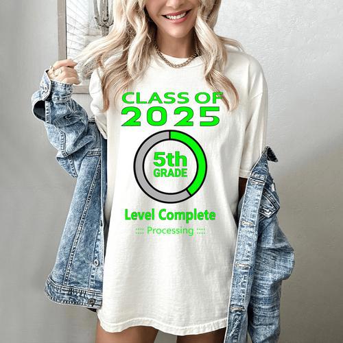 Kids Kids 5th Grade Graduation Video Game Women's Comfort Colors T-Shirt - Best Gift Smart
