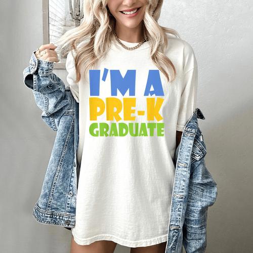 Kids Pre-K Graduate Shirt For Graduation 2018 Women's Comfort Colors T-Shirt - Best Gift Smart