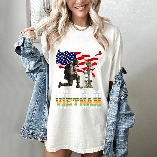 In Memory Of The 58479 Brothers & Sisters On Back Women's Comfort Colors T-Shirt - Easessy