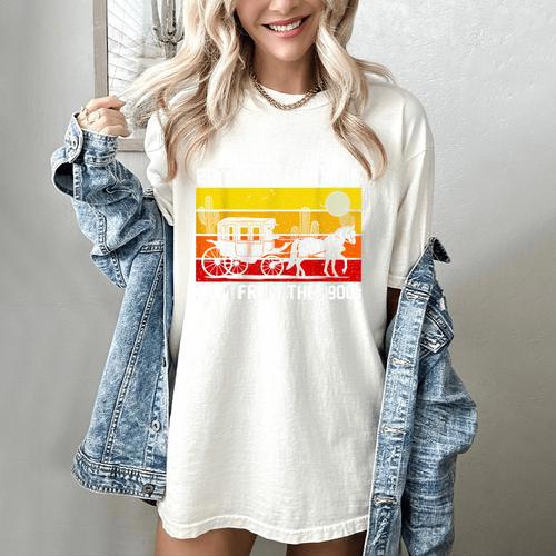 Please Be Patient With Me I'm From The 1900s Vintage Sun Set Women's Comfort Colors T-Shirt - Figerry