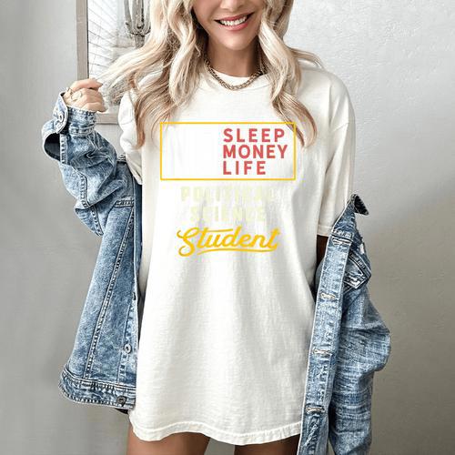 Political Science Major Student Shirt Graduation Women's Comfort Colors T-Shirt - Best Gift Smart