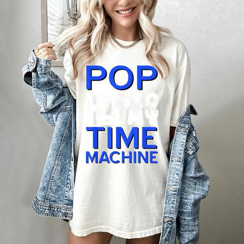 Pop Music Becomes a Time Machine Nostalgia Sound Quote Women's Comfort Colors T-Shirt - Figerry