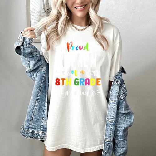 Proud NEPHEW Of A 8th Grade Graduate Graduation 2024 Class Women's Comfort Colors T-Shirt - Best Gift Smart