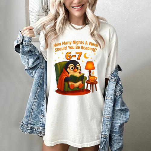 Reading 6 7 Six Seven Meme English Teacher Book Lover Women's Comfort Colors T-Shirt - Bookorys AU