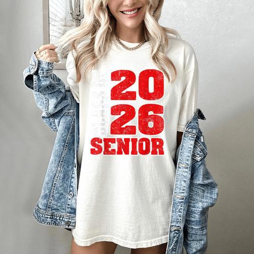 Senior 2026 Class Of 2026 Graduation Women's Comfort Colors T-Shirt - Best Gift Smart