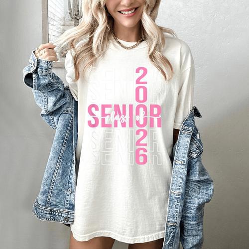 Senior 2026 Class Of 2026 Seniors Graduation 2026 Girl Women Women's Comfort Colors T-Shirt - Best Gift Smart