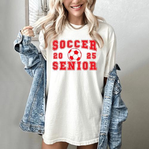 Soccer Senior Night Soccer Senior 2025 Graduation 4 Women's Comfort Colors T-Shirt - Best Gift Smart