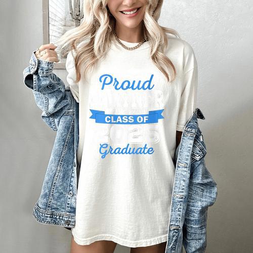 Super Proud Partner Of 2025 Graduate Graduation Family Women's Comfort Colors T-Shirt - Best Gift Smart