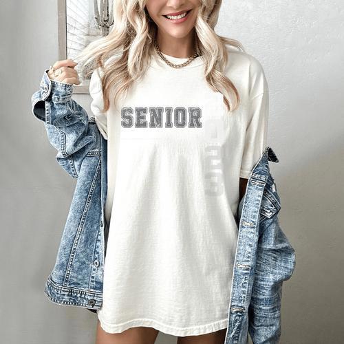 Vintage Senior Class Of 2023 Senior Graduation 2023 Women's Comfort Colors T-Shirt - Best Gift Smart