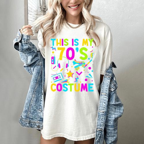 This Is My 70's Costume Nostalgia Mixtape Era 1970s Party Premium Tri-Blend Women's Comfort Colors T-Shirt - Figerry