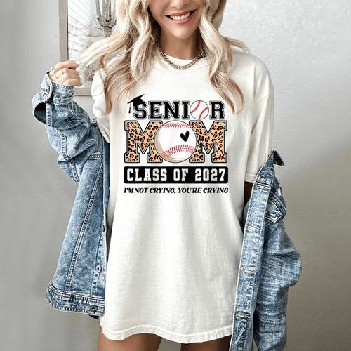 Baseball Senior Class Of 2027 Senior 2027 Graduation Women Women's Comfort Colors T-Shirt - Best Gift Smart
