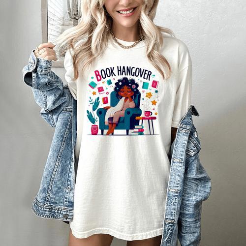 Book Lover Graphic Tee Book Hangover Premium Tri-Blend Women's Comfort Colors T-Shirt - Bookorys CA