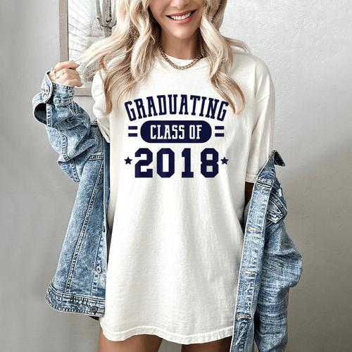 Class Of 2018 Shirts For Seniors Graduation Women's Comfort Colors T-Shirt - Best Gift Smart