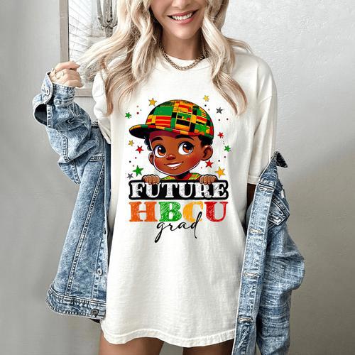 Future HBCU Grad History Boys Kids Graduation HBCU Women's Comfort Colors T-Shirt - Best Gift Smart