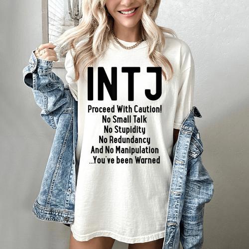 INTJ Rules Architect Personality Type Introvert Women's Comfort Colors T-Shirt - Raresse