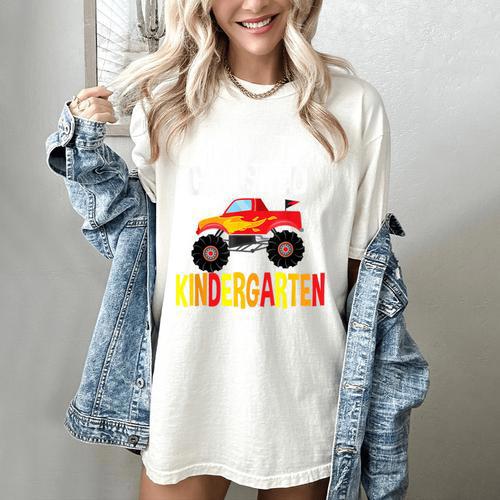 I Just Crushed Kindergarten Monster Graduation Shirt Women's Comfort Colors T-Shirt - Best Gift Smart