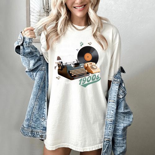 Please BePatient I'm From The 1900s Sarcastic Joke Premium Tri-Blend Women's Comfort Colors T-Shirt - Figerry