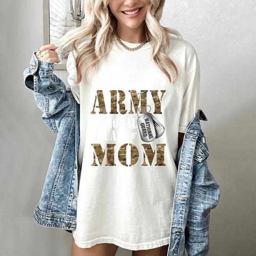 Proud Army National Guard Mom National Guard Graduation Women's Comfort Colors T-Shirt - Best Gift Smart