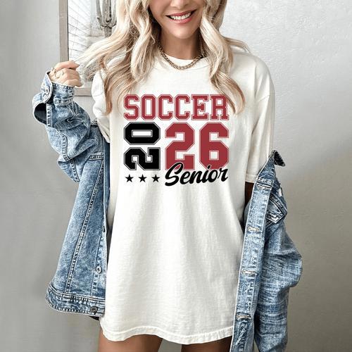 Soccer Senior Night Soccer Senior 2026 Graduation 71 Women's Comfort Colors T-Shirt - Best Gift Smart